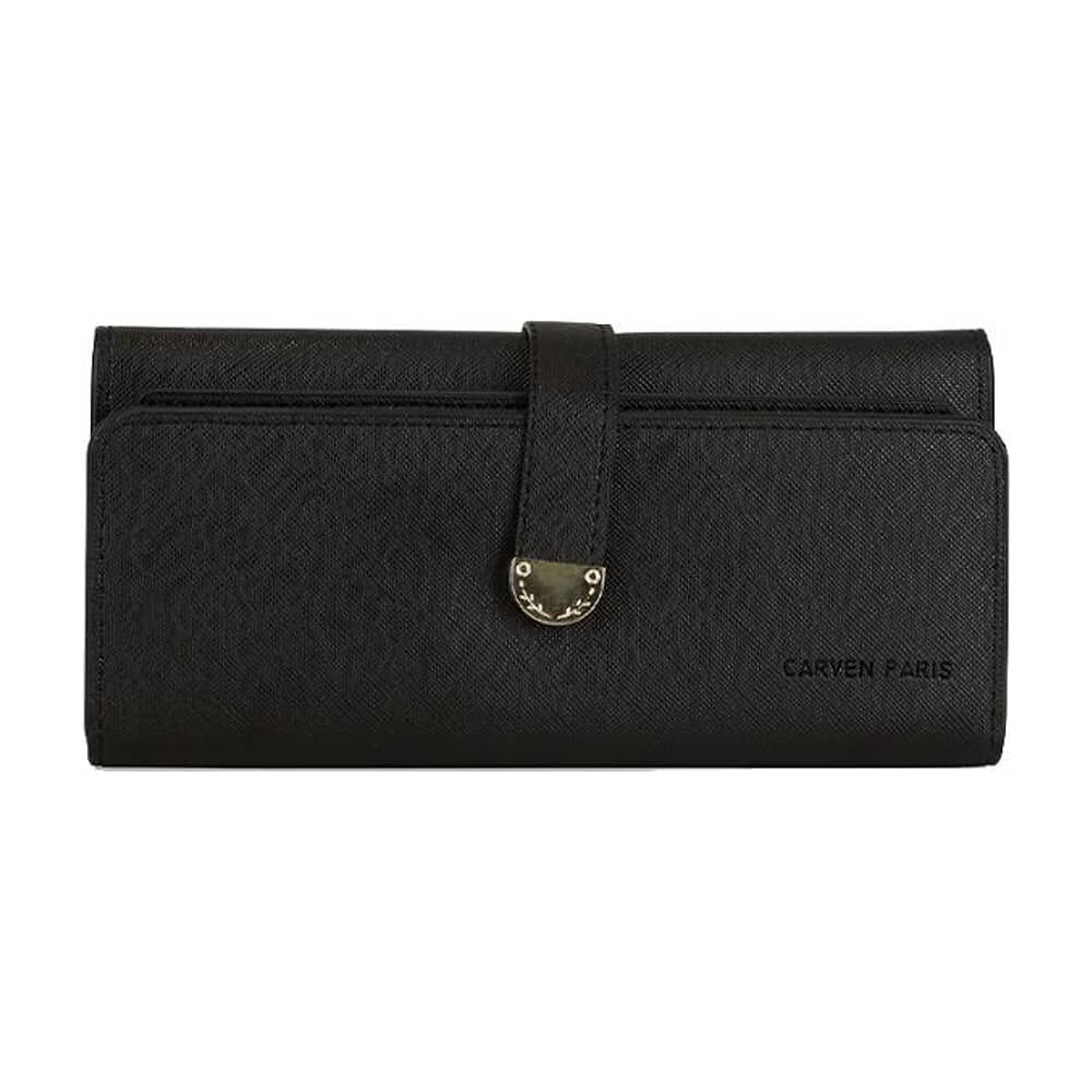 Billetera Mujer N&aacute;poles Negra Carven image number 0.0