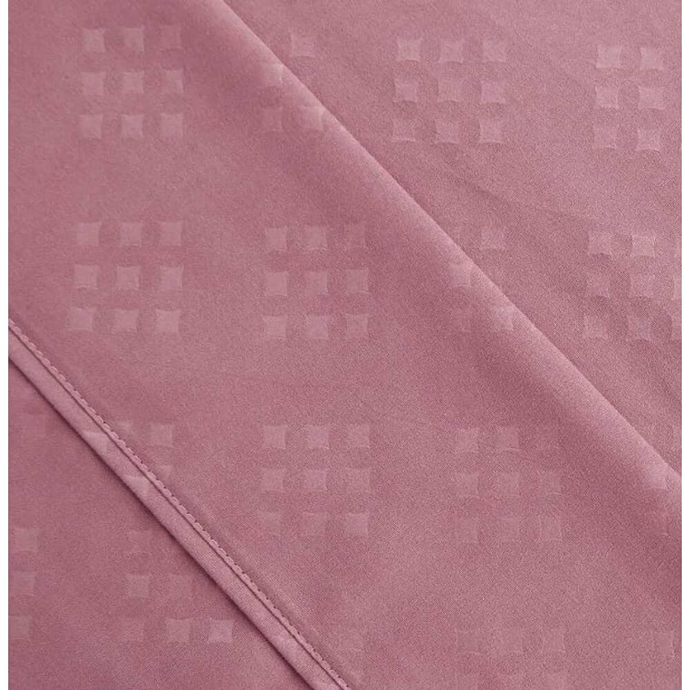 Sabanas Embossed 240 Hilos Super Soft Plumetti 1.5 Plazas. Rosado image number 2.0
