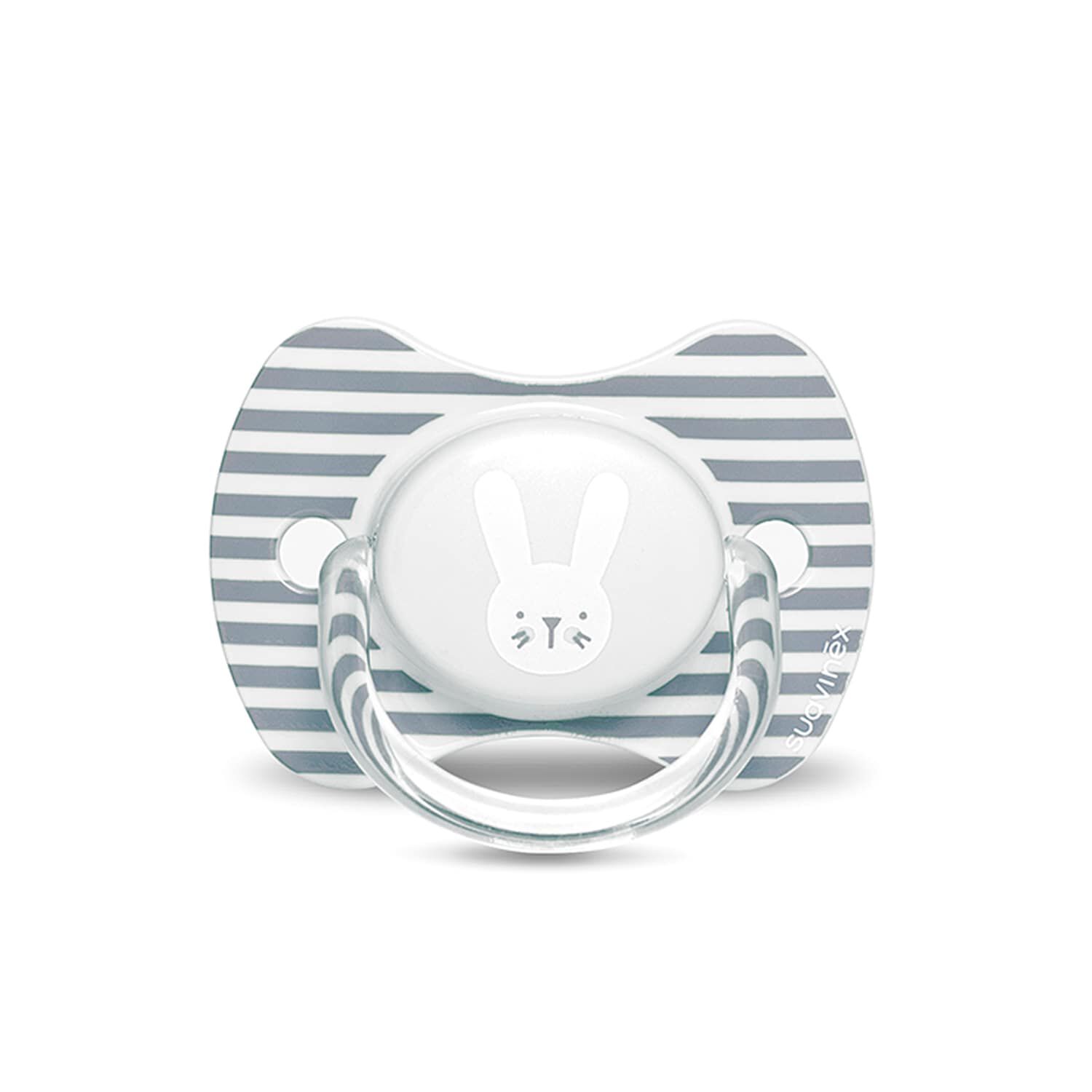 Chupete Premium Silicona 6/18m Rabbit Gris image number 0.0
