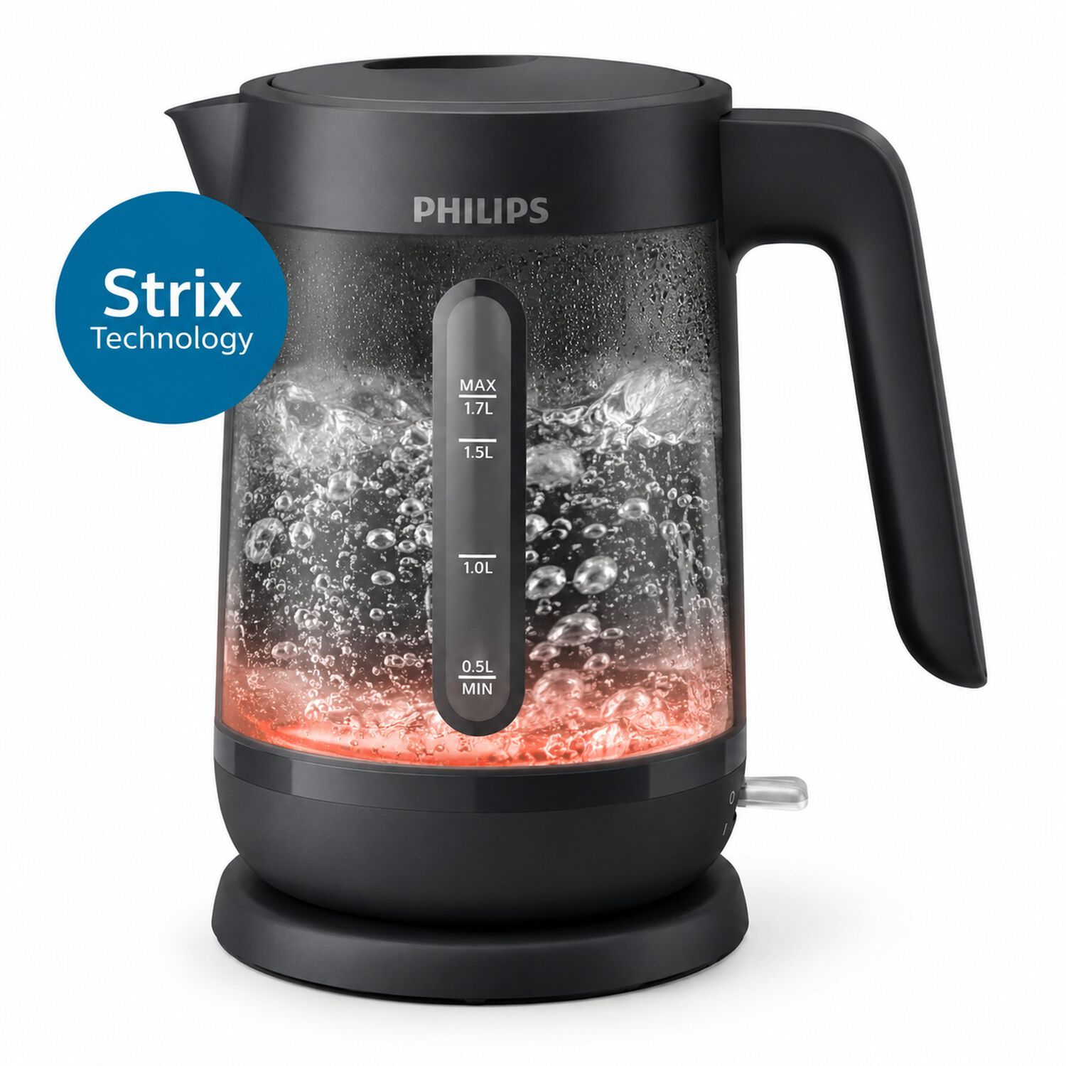 Hervidor Philips 1.7 Litros Con Base Giratoria De 360&deg; Black image number 2.0