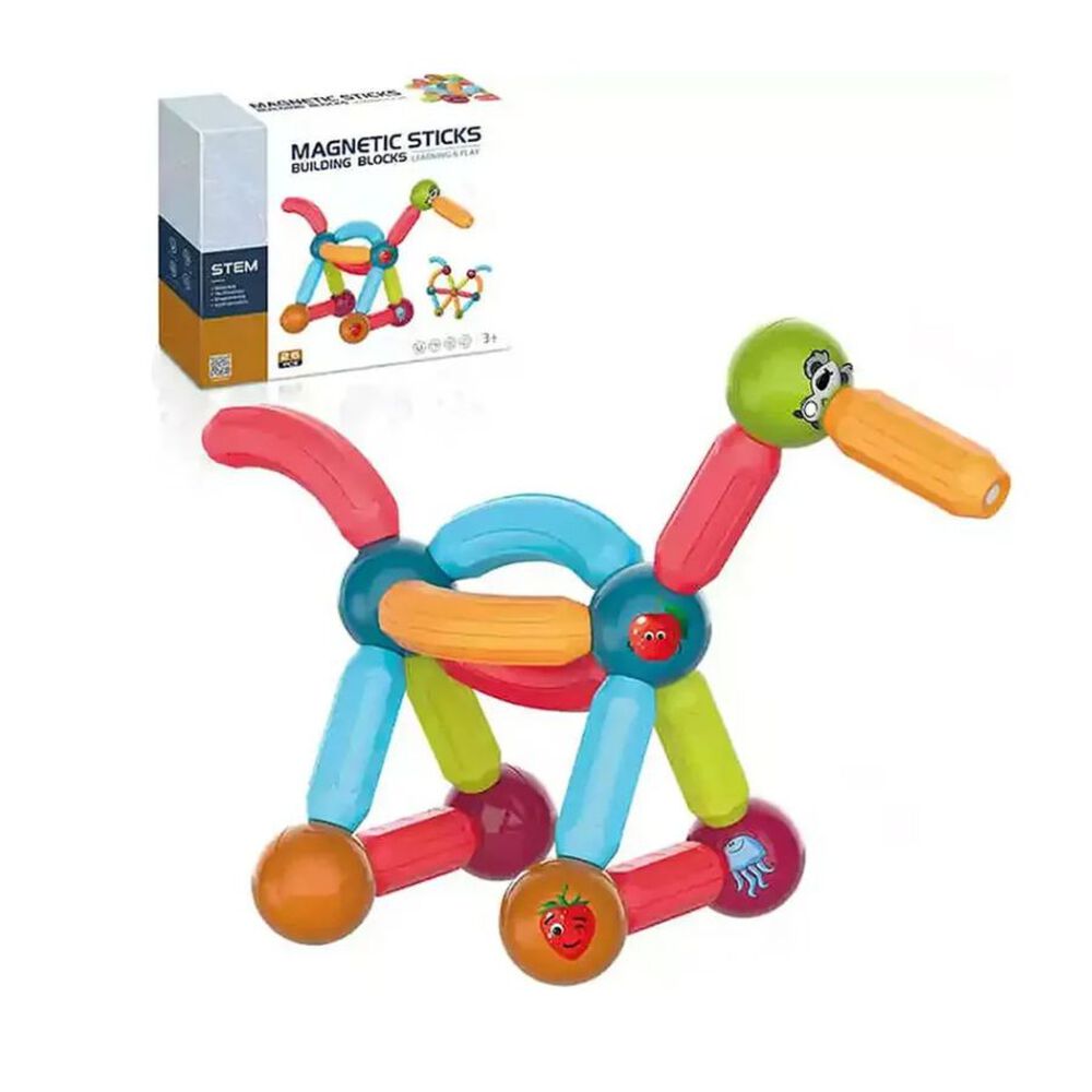 Juego Bloques Magn&eacute;tico Sticks 26 Piezas image number 3.0