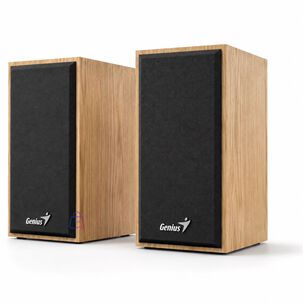 Parlantes Genius Usb De Madera 6w Para Pc Y Notebook - Ps