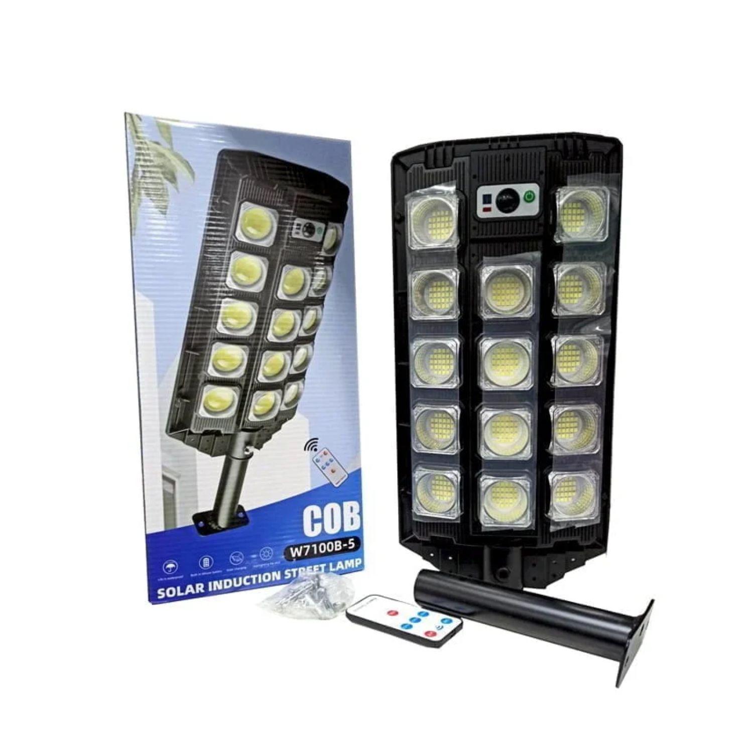 L&aacute;mpara Solar Led Control Exterior Ahorro Sensor Movimiento image number 1.0