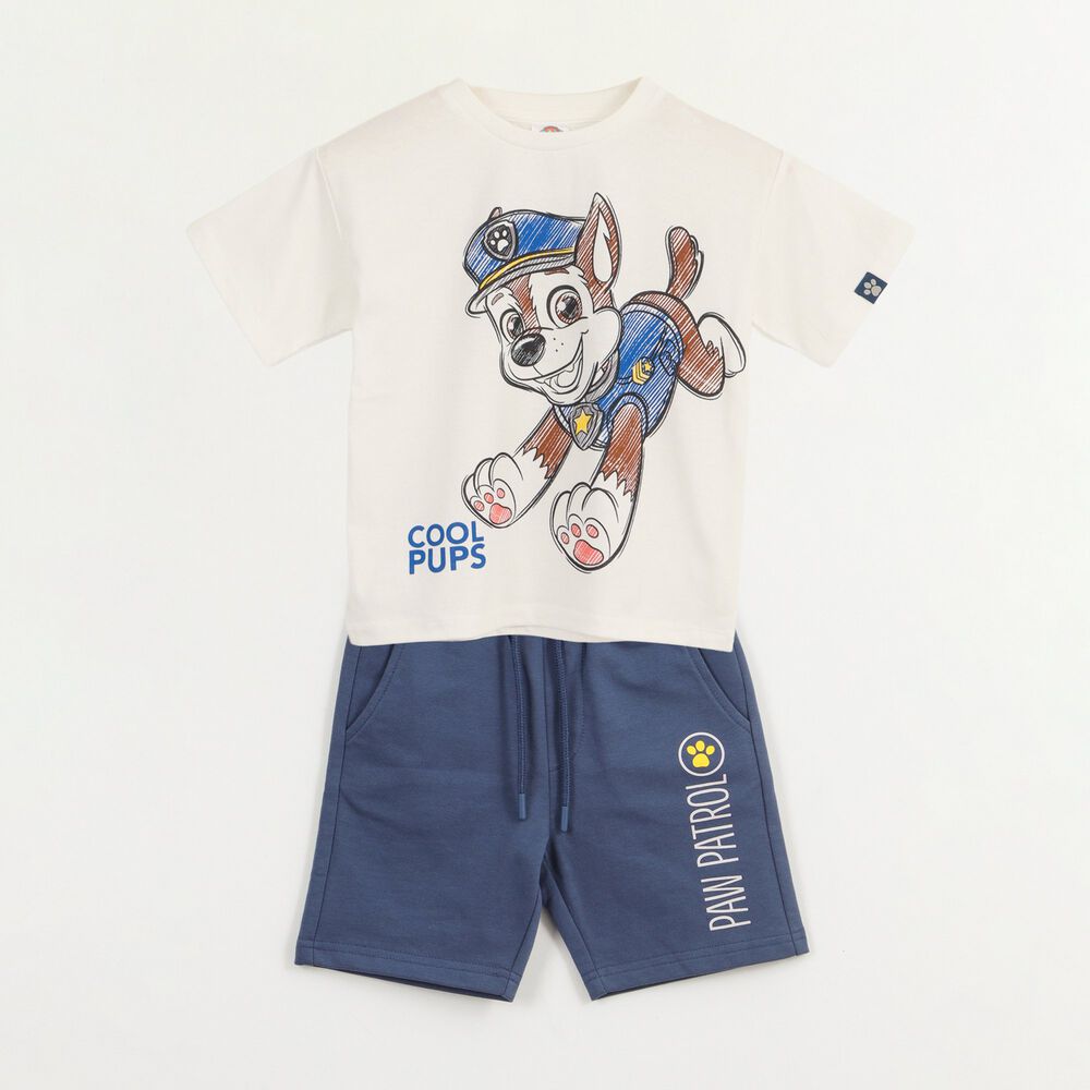 Conjunto Ni&ntilde;o Blanco Chase Paw Patrol image number 0.0