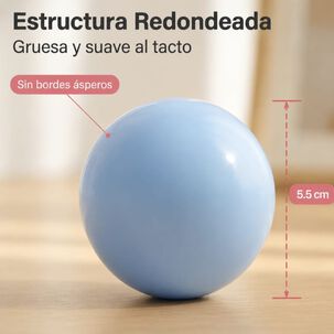 100 Pelotas Plasticas Colores Pasteles