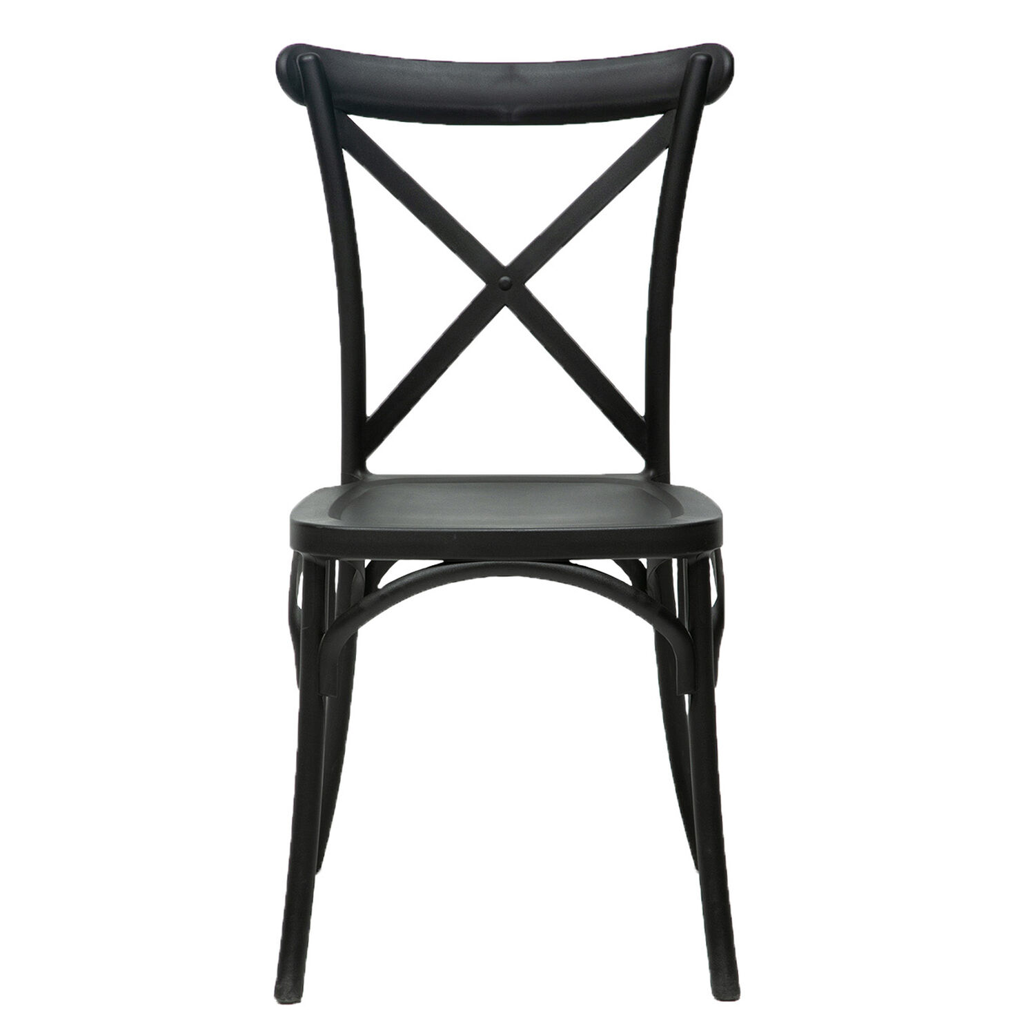 Silla Retro Negra 4 Unidades image number 1.0