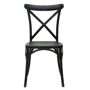 Silla Retro Negra 4 Unidades