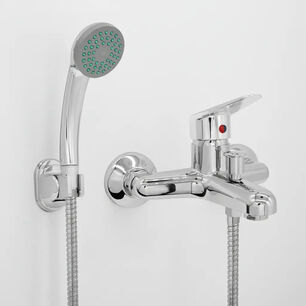Monomando Llave Grifo Para Tina Stretto Modelo Dakota Color Cromo