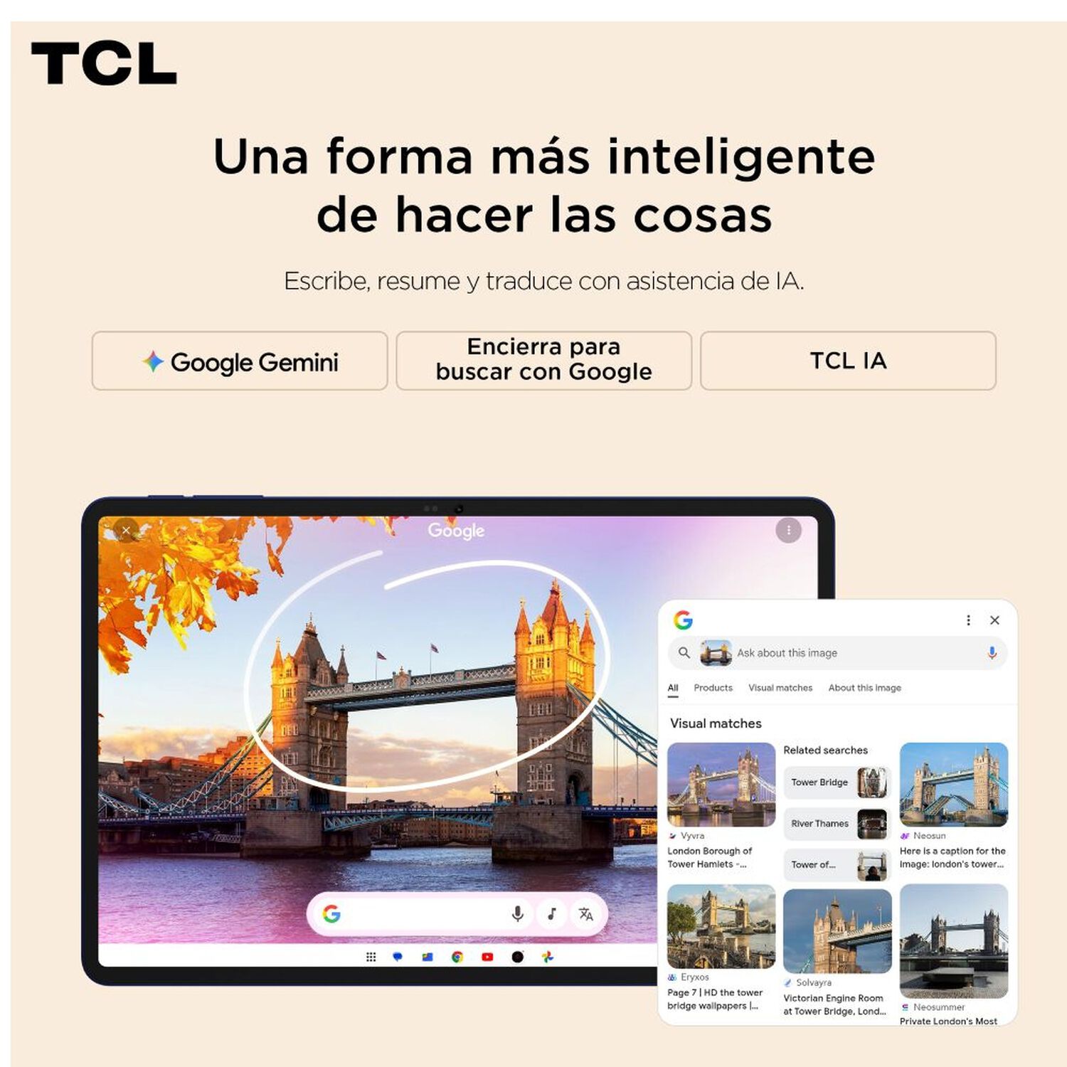 Tablet 11" TCL Tab A1 / 6 GB RAM / 128 GB / Azul Marino + Funda image number 7.0