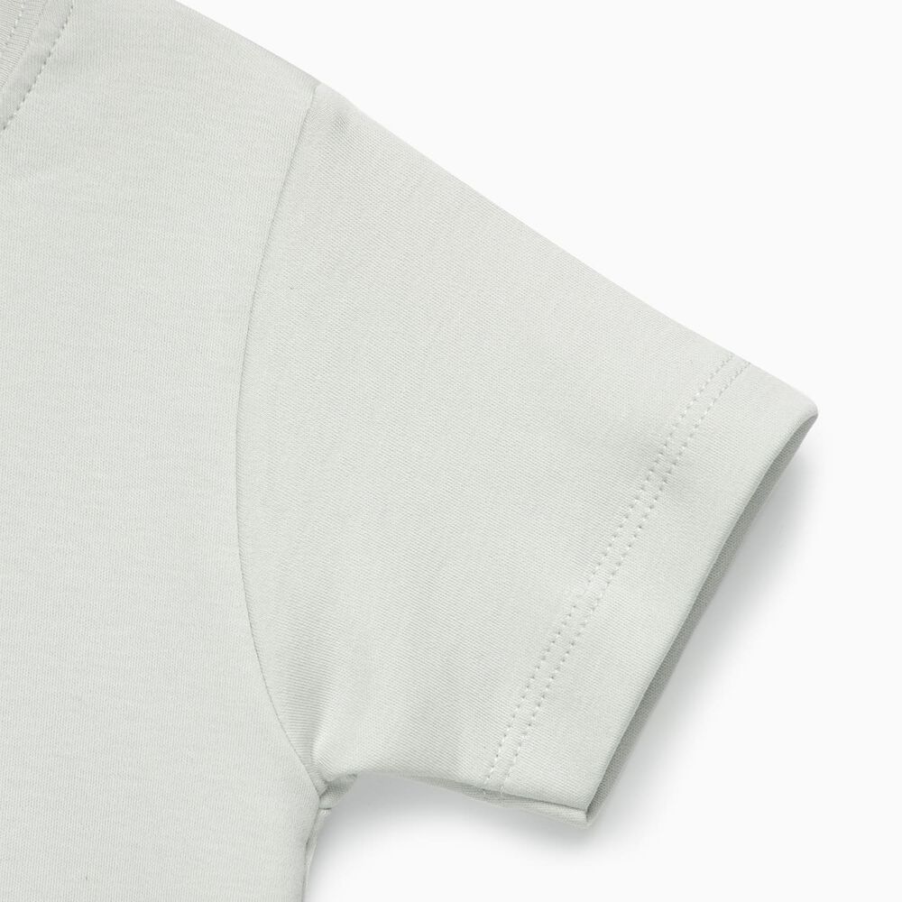 Polera Gris Algodón Peruano image number 3.0