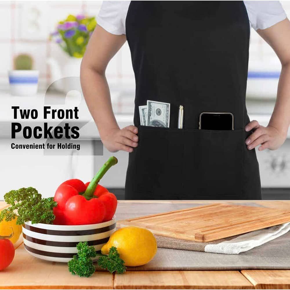 Pack X 4 Pecheras O Delantales Negro image number 4.0
