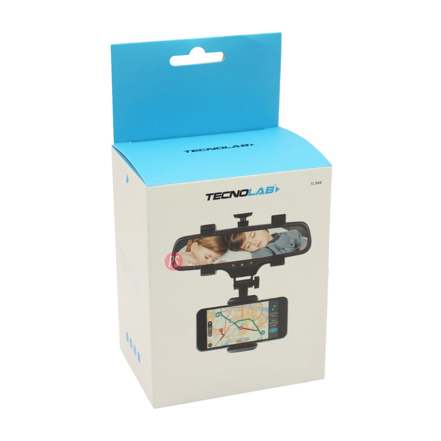 Soporte Universal Retrovisor Auto Celular Ajustable - Ps image number 2.0