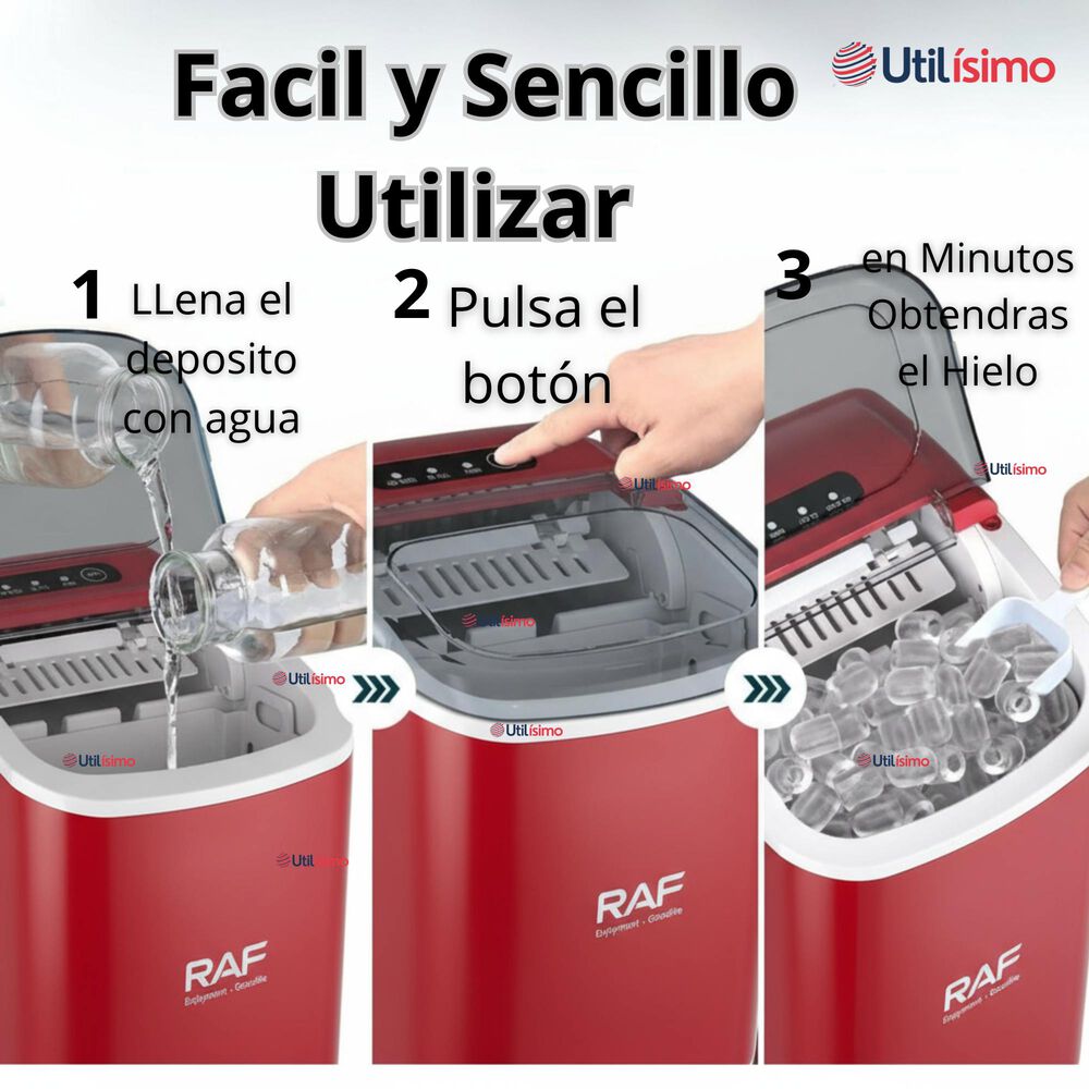 Máquina De Hielo Portátil Hogar Premium image number 4.0