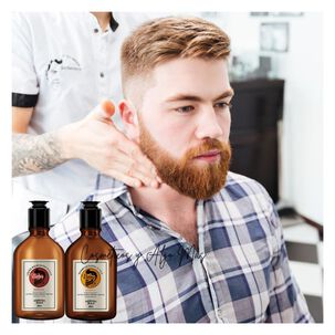 Set Shampoo Y Locion Para El Cuidado Y Manejo D Cabello Barba Y Bigote