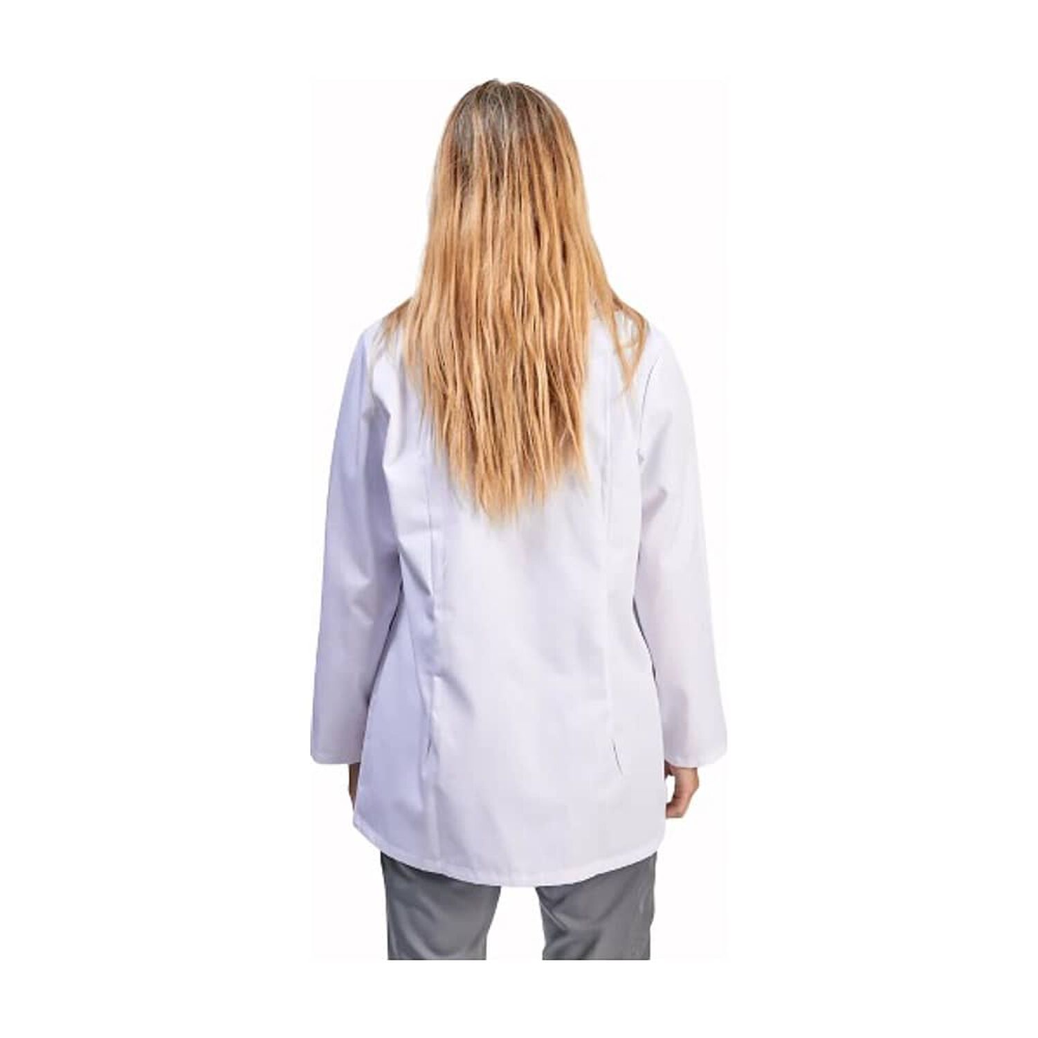 Delantal Cl&iacute;nico O M&eacute;dico Corto Mujer image number 1.0