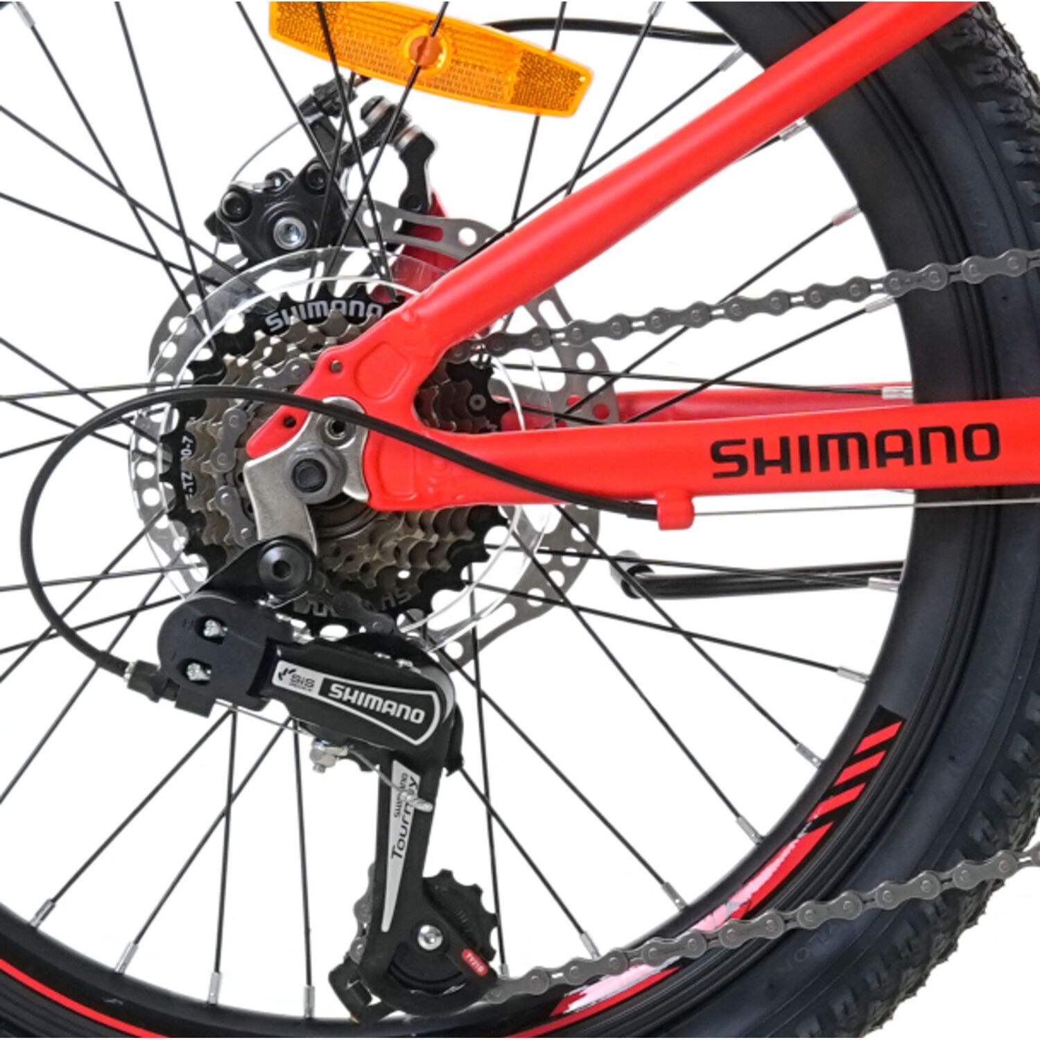 Bicicleta Totem Mtb Aro 20 Modelo Storm Rojo image number 4.0