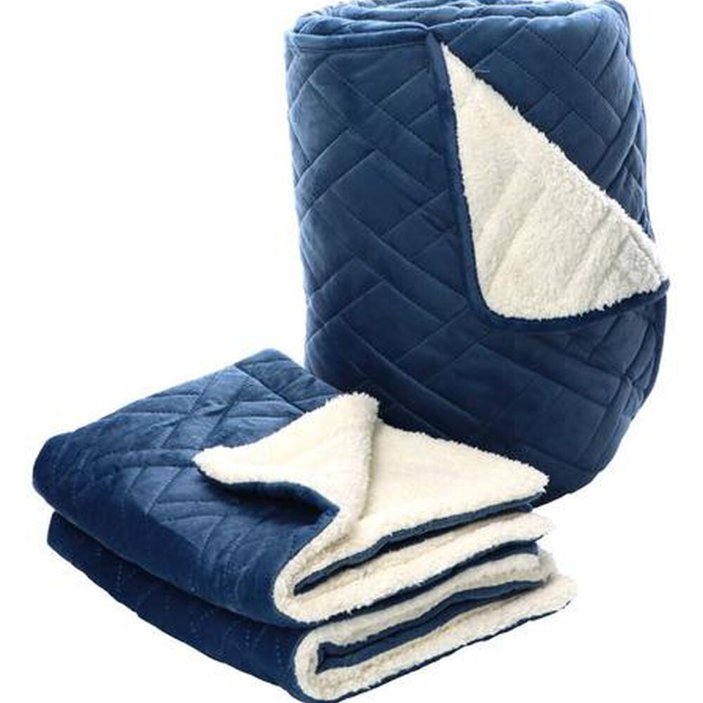 Plumon Andes Chiporro Velvet Azul 1.5 Plaza image number 1.0