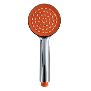 Mango Cabezal De Ducha Redondo Flujo Fijo Ergon&oacute;mico Naranjo
