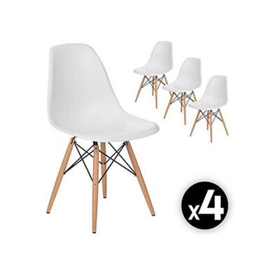 Sillas De Pies A Cabeza Eames X4