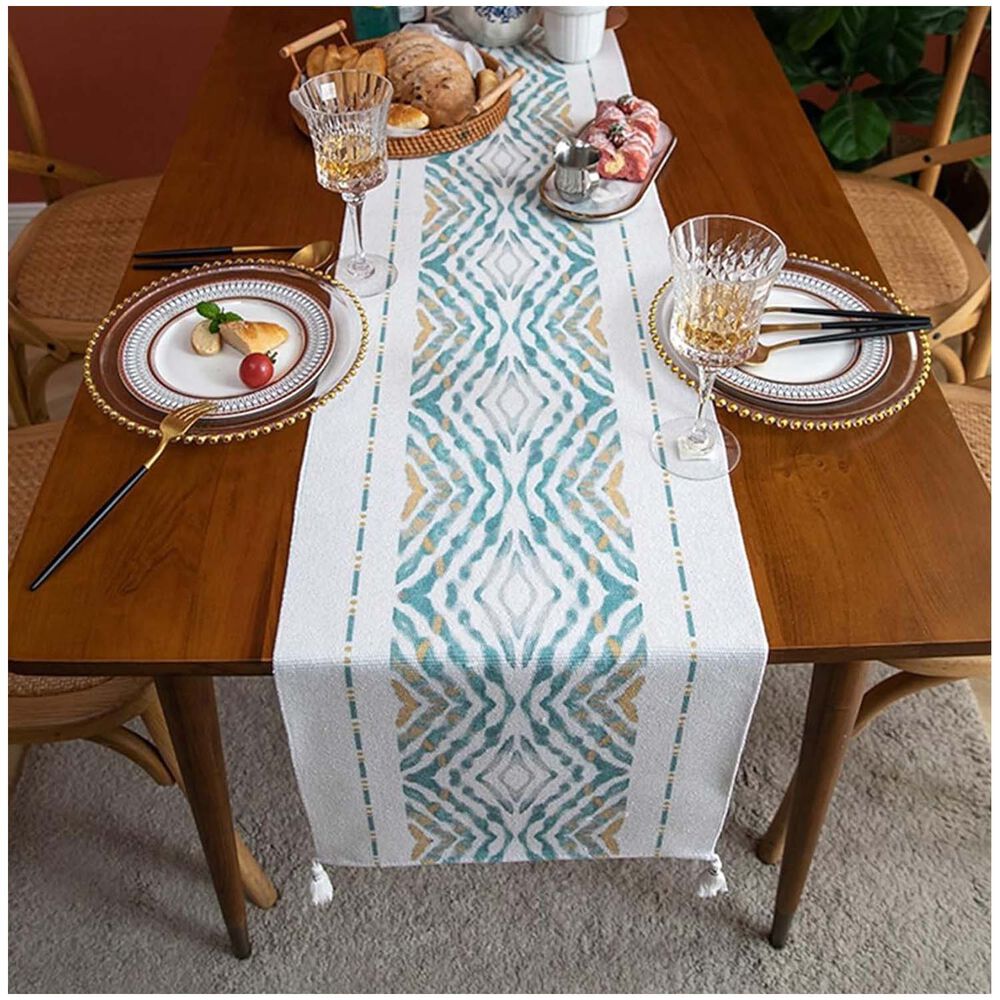 Camino De Mesa + Individuales Set De 7 Piezas 35x180cm Mod05 image number 1.0