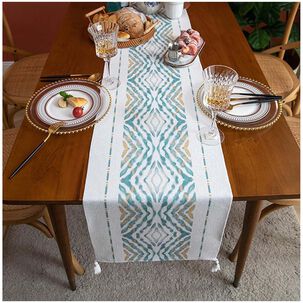 Camino De Mesa + Individuales Set De 7 Piezas 35x180cm Mod05