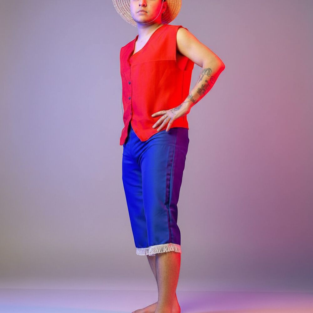 Disfraz Monkey D Luffy + Sombrero Incluido - Disfraz One Piece image number 3.0