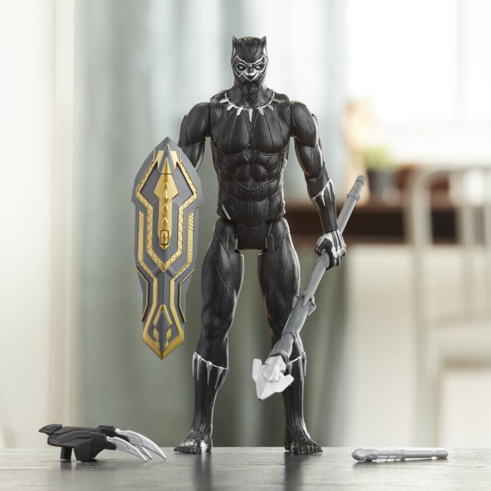Figura De Accion Avenger Blast Gear Titan Black Panther image number 5.0