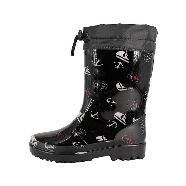 Bota De Agua Con Polar Zamio Negro Bamboo