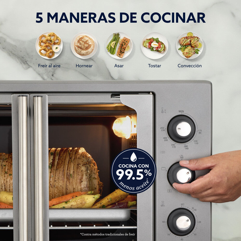 Horno Con Freidora Aire Oster 35 Lt Tssttv35fdmafns image number 2.0