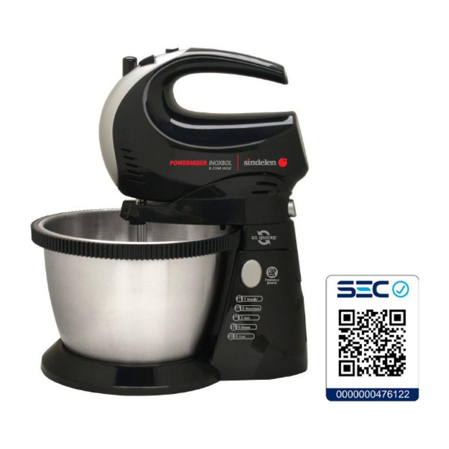 Batidora Manual Sindelen B-5300in / 2,6 Litros / 300 Watts image number 1.0