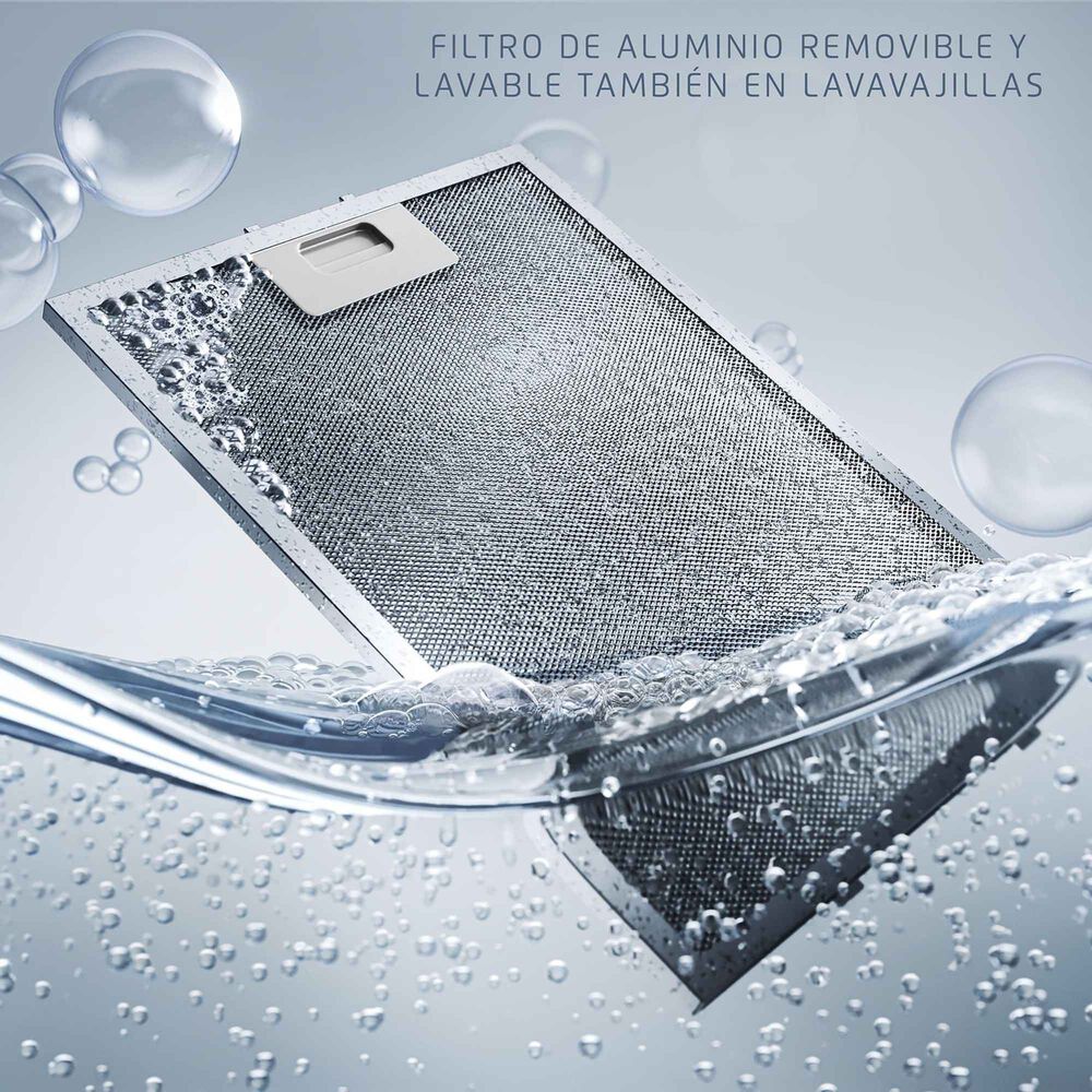 Campana Cocina extractora retr&aacute;ctil 60cm Luz Led De6rs Inox image number 8.0