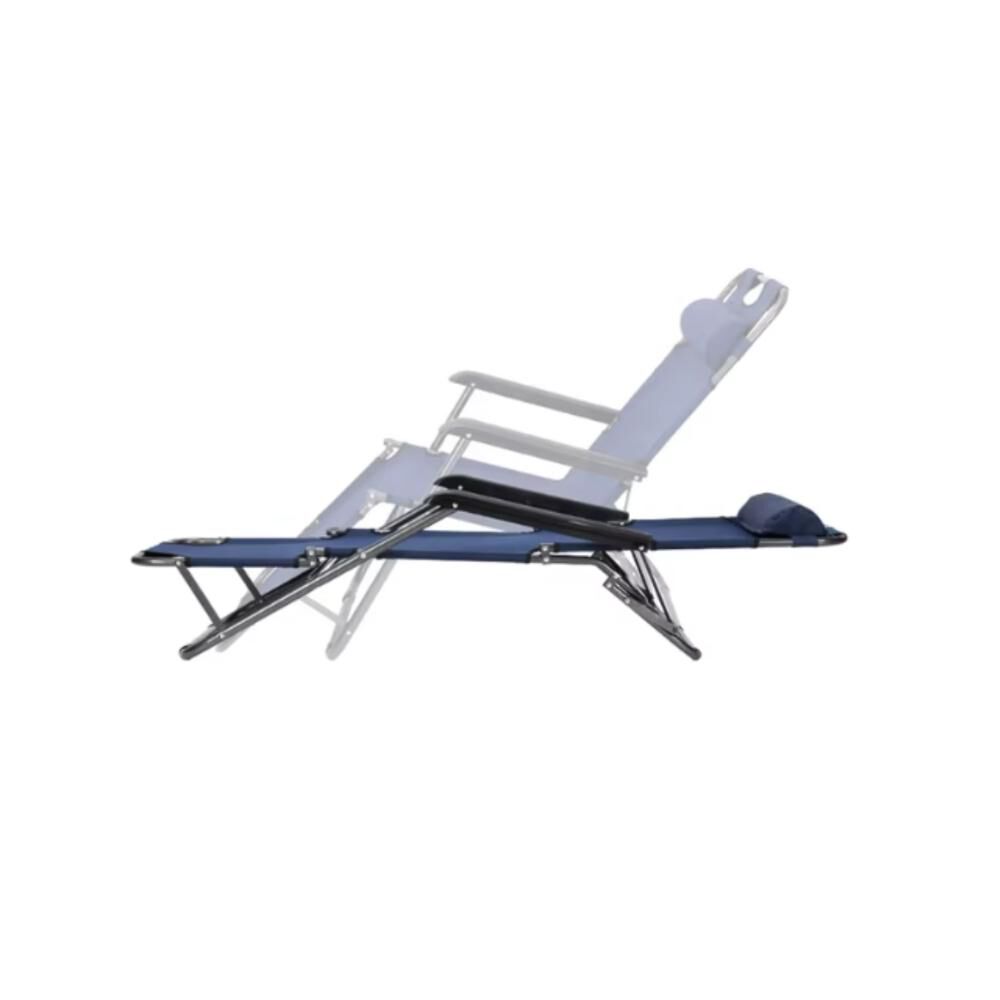 Silla De Camping Plegable Cama Reclinable Reposera Portátil image number 7.0