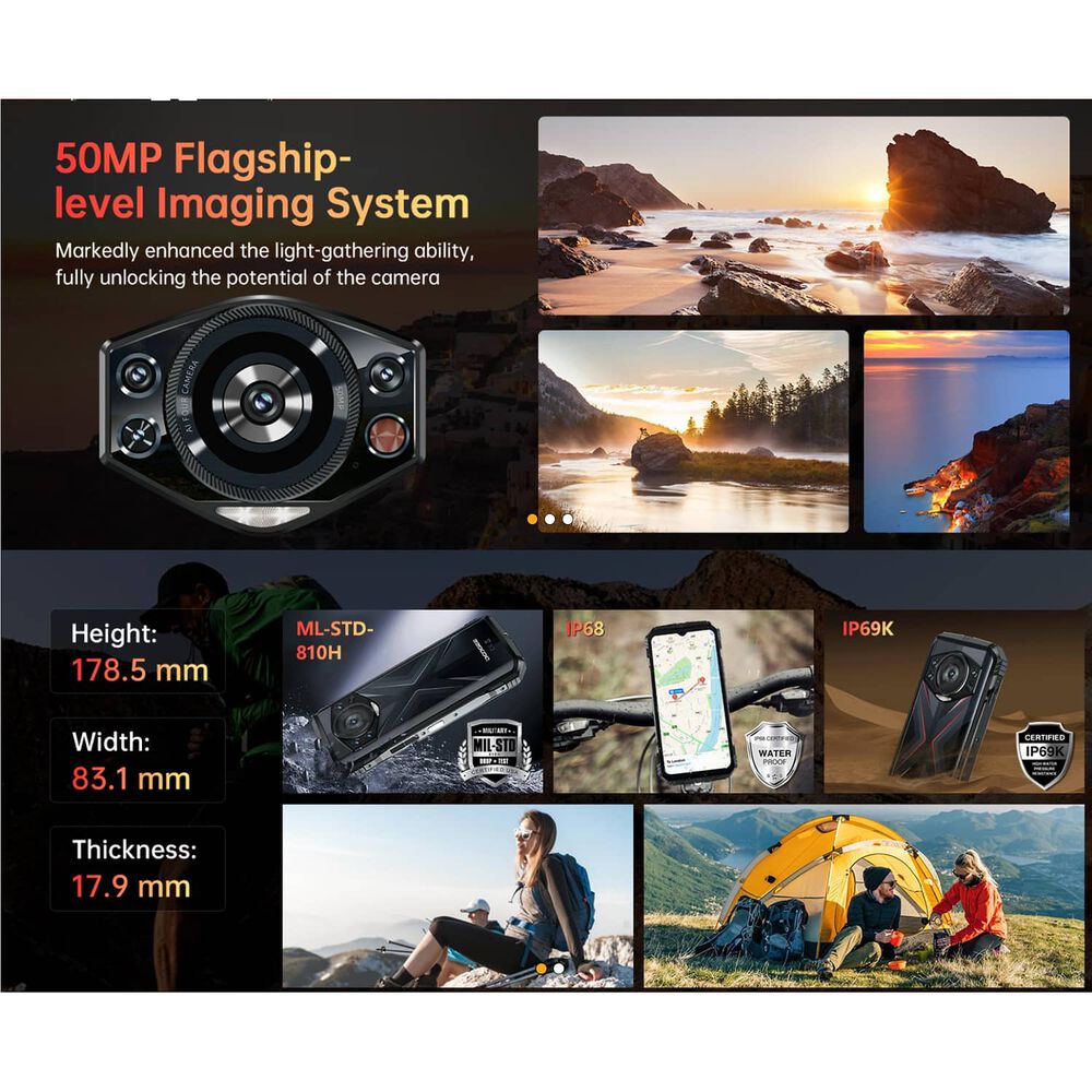 Doogee S118 - Celular Rugged Resistente Android 14, 8+512gb image number 6.0