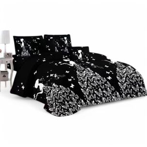 Cubrecama De Verano 1.5 Plazas Quilt + 1 Funda De Almohada Cobertor Delgado Qvr1-65