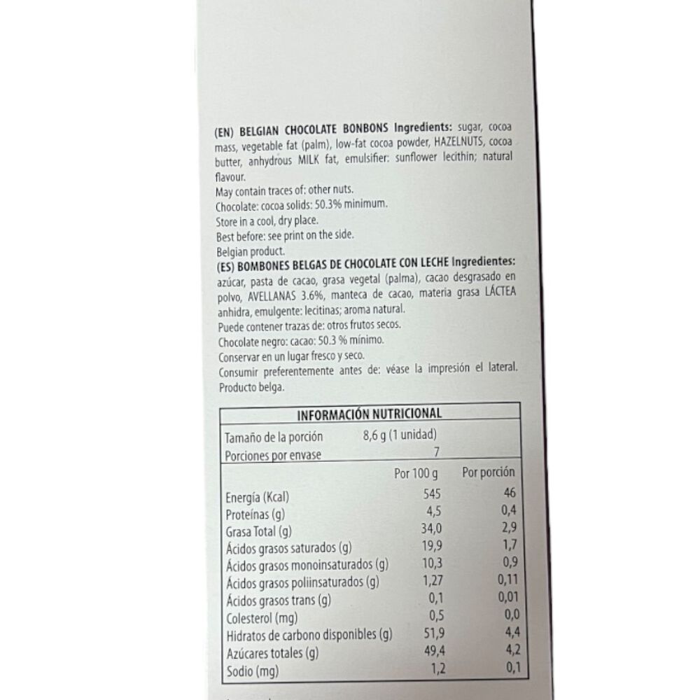 Bombones De Chocolates Belgian Seashells Negro | Conchitas image number 2.0