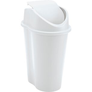 Basurero Vaiven 10l Blanco Rimax
