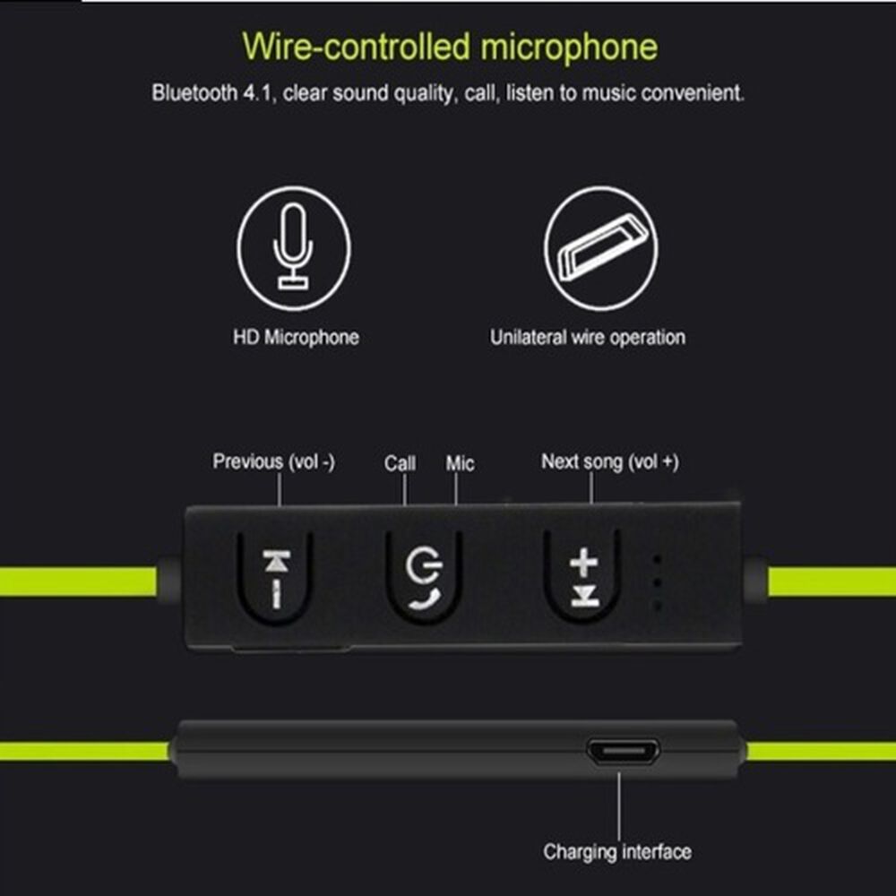 Audífonos Bluetooth Auriculares Inalambrico Gancho Recargable Gamer Manos Libres Y Cable (negros) image number 6.0