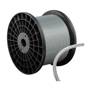 Piola Cable De Acero Galvanizado 3 Mm Rollo 100 Metros