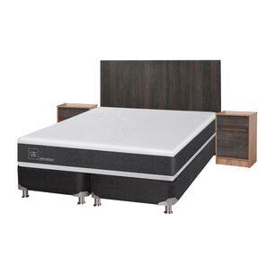 Box Spring Cic Ortopedic B5 / King / Base Dividida + Set De Maderas