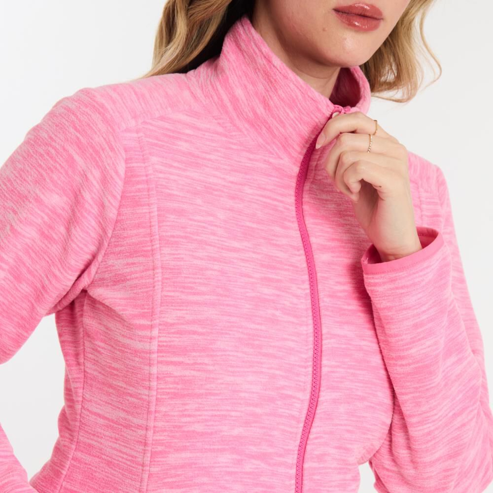 Polerón Básico Melange Cuello Redondo Mujer Geeps image number 4.0