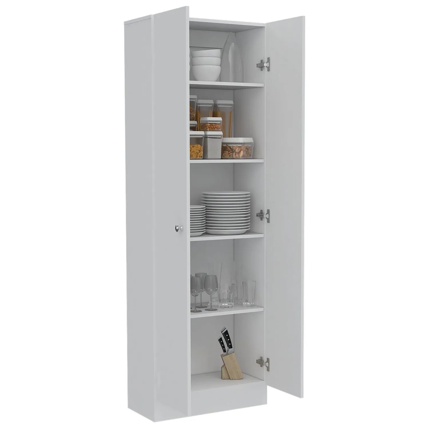 Estante Organizador Wc 2 Puertas Fm-010b - Blanco image number 1.0