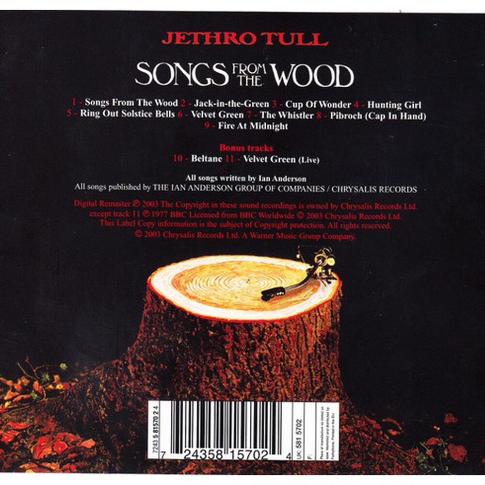 Jethro Tull - Songs From The Wood | Cd image number 1.0