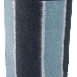 Frazada Andes Listada 1.5 Plaza Azul Celeste