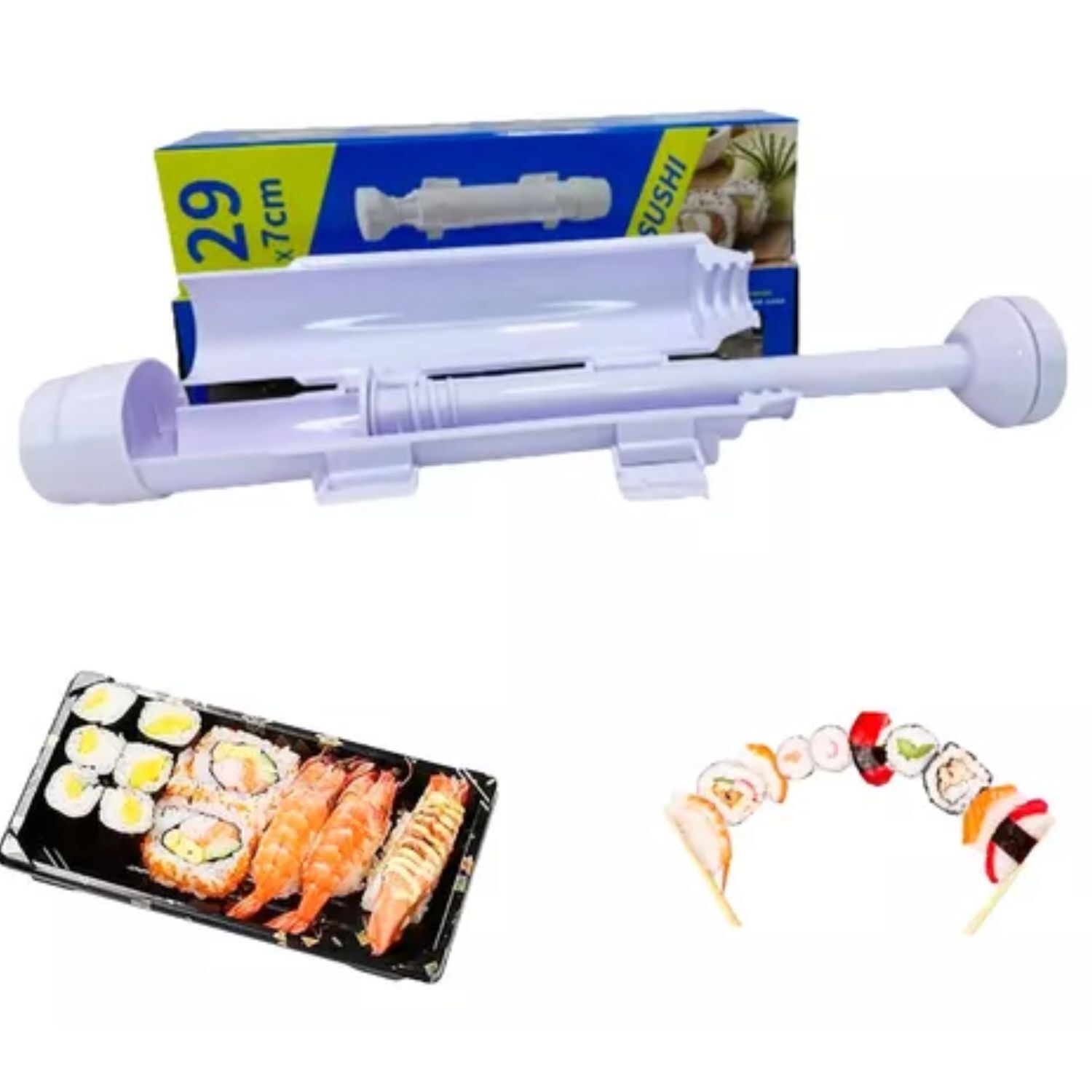 Maquina Para Hacer Sushi Facil Sushezi Bazooka Sushi image number 2.0