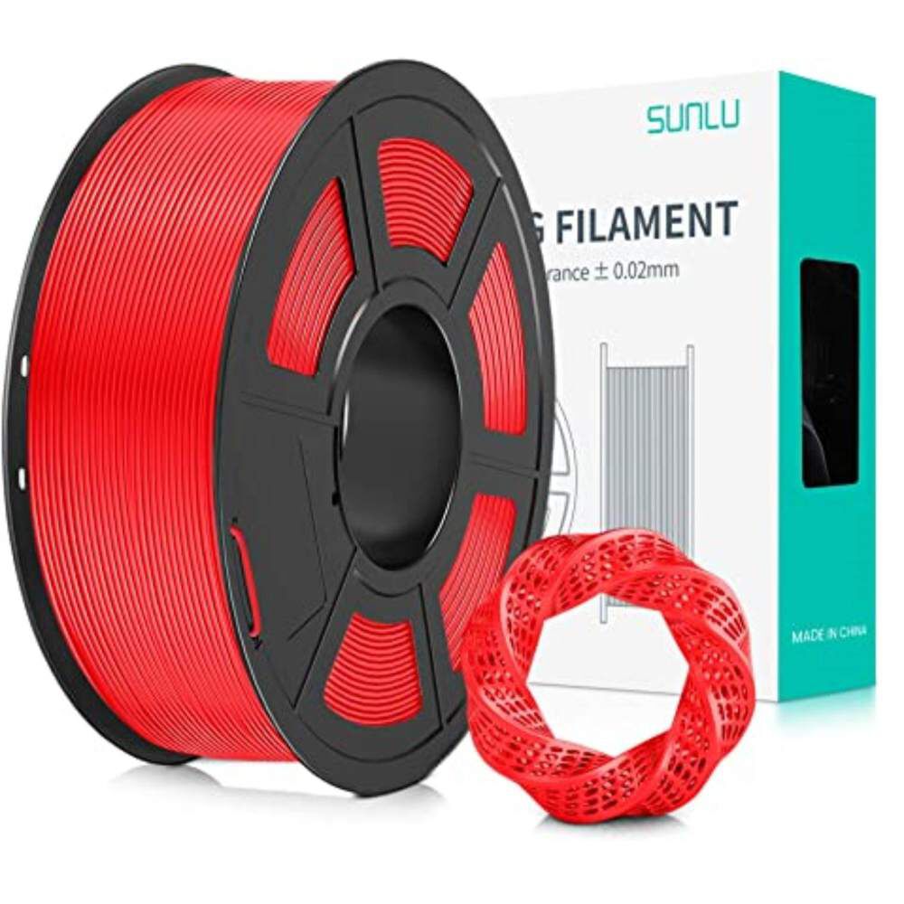 Filamento Pla Rojo 1kg Sunlu image number 0.0