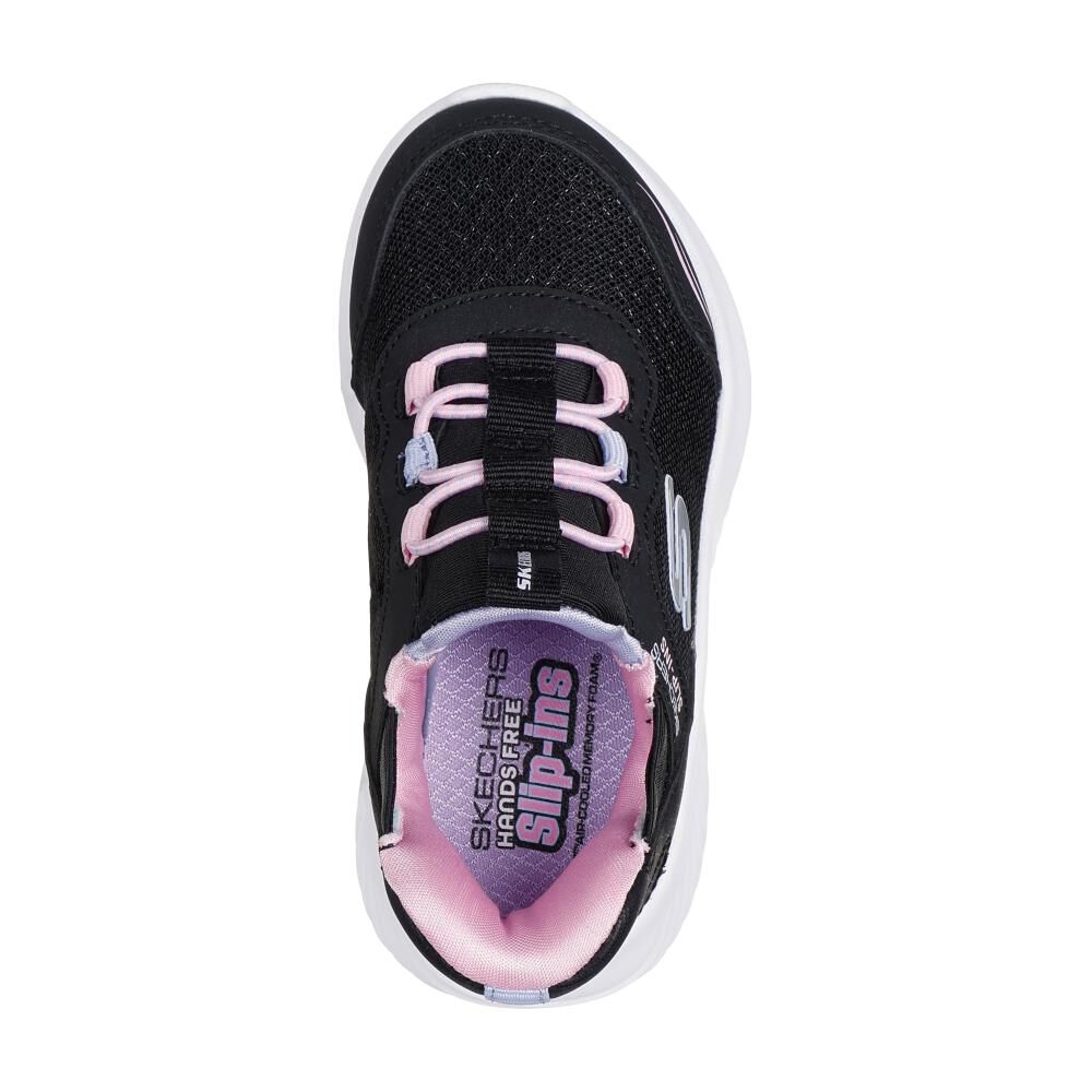 Zapatilla Urbana Niña Skechers Bounder Negro image number 4.0
