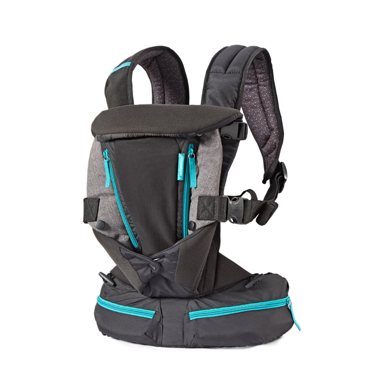 Porta Bebe Carry On Multipocket Negro Infantino image number 3.0