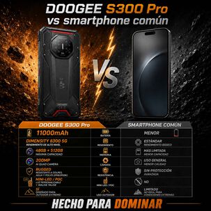 Doogee S300 Pro | Tel&eacute;fono Rugged 5g 11000mah Y C&aacute;mara 200mp