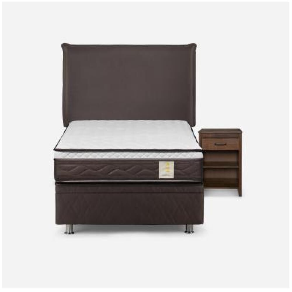 Cama Ba&uacute;l Rosen New Style 4 / 1.5 Plazas / Base Normal + Set De Maderas image number 6.0