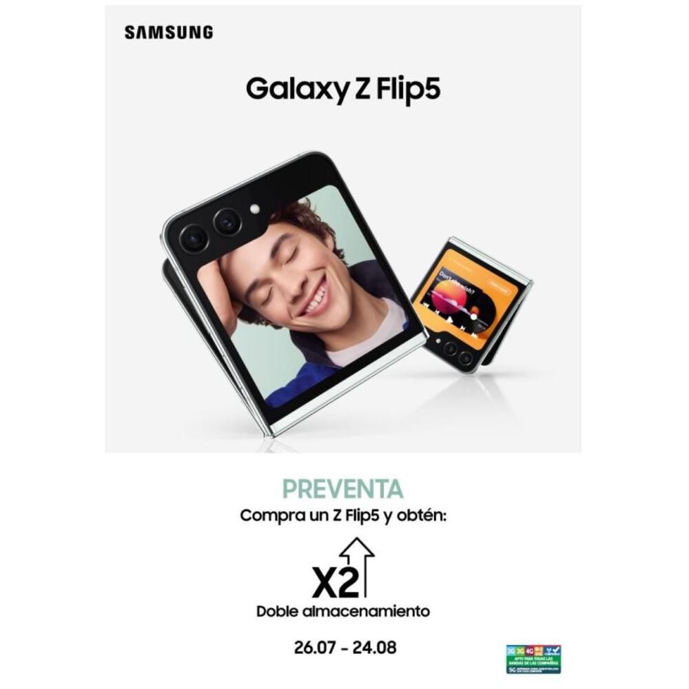Smartphone Samsung Galaxy Z Flip5 / 5G / 512 GB / Liberado image number 5.0